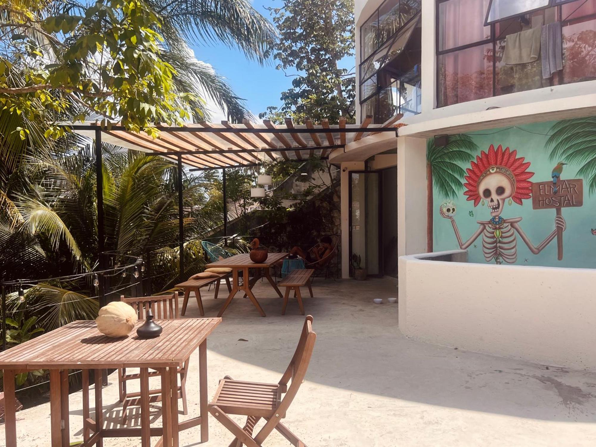 Elmar Hostel Bacalar Exterior photo